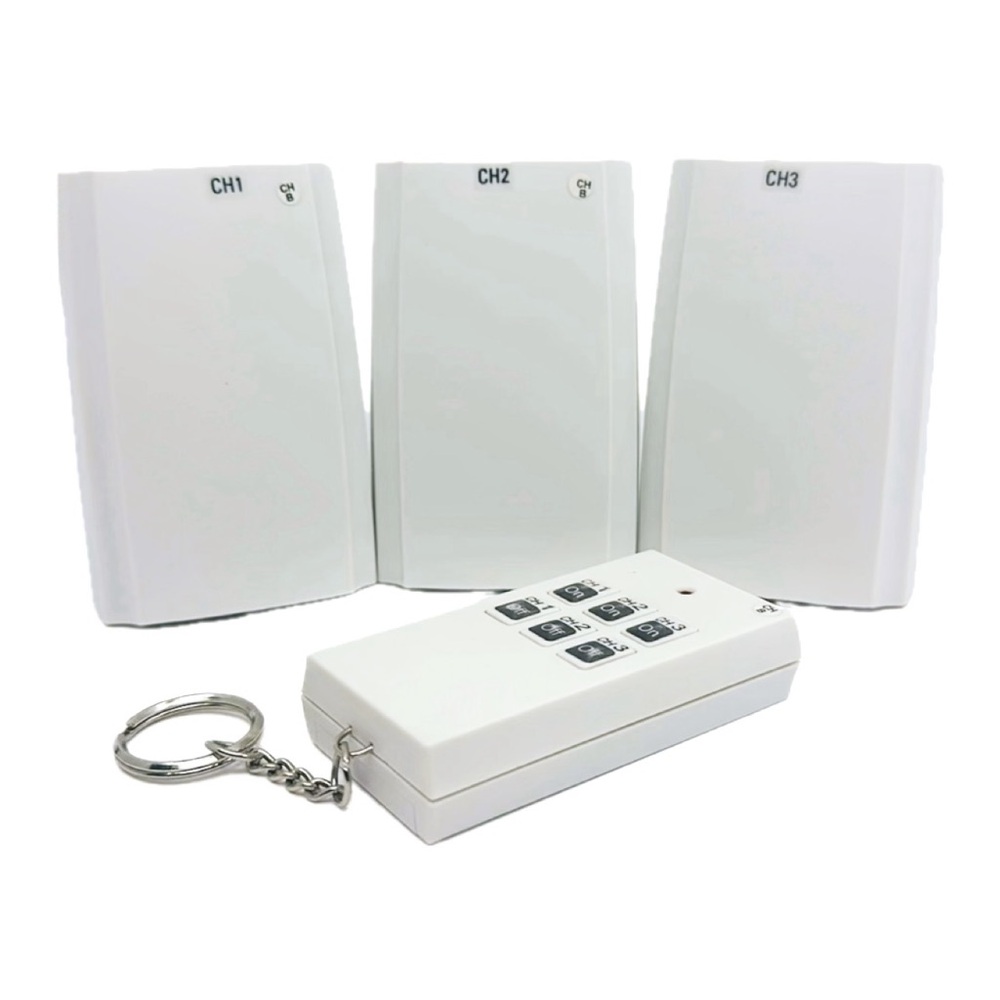 3 Outlets with Remotes - BRAND NEW BATTERIES - Tested
